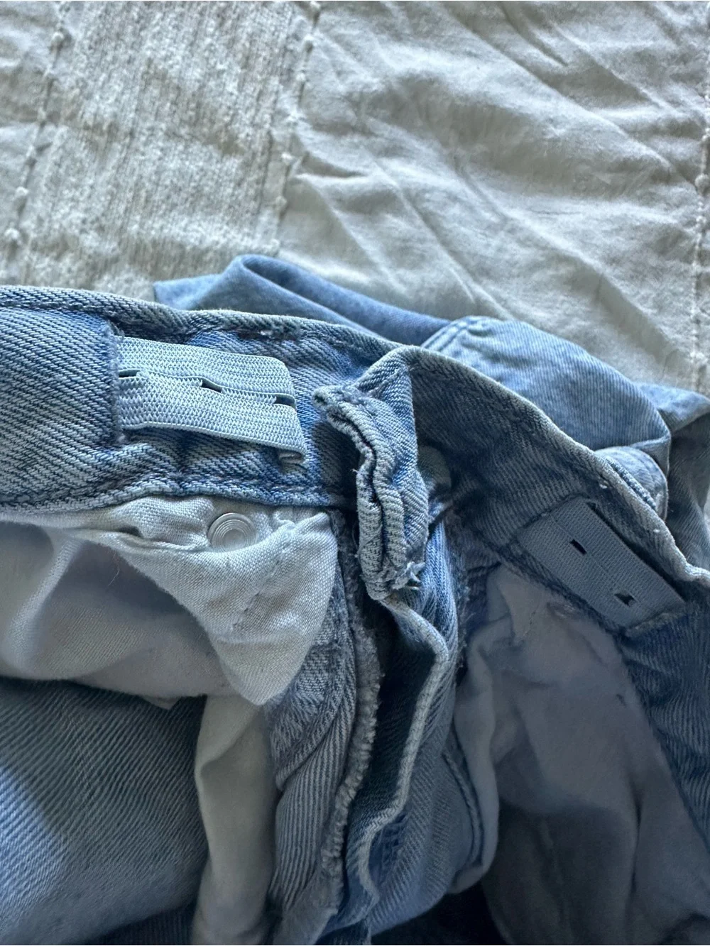 Old Navy Light Blue High-Rise Denim Pants